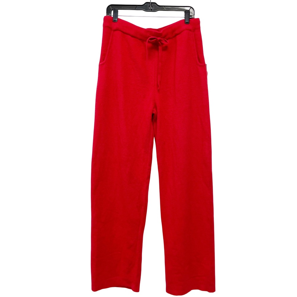 Universal Thread Women's Red‎ Knit Sweater Knit Wide Leg Pants Size Medium